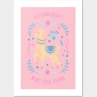 Llama Alpaca Lover Cute Posters and Art